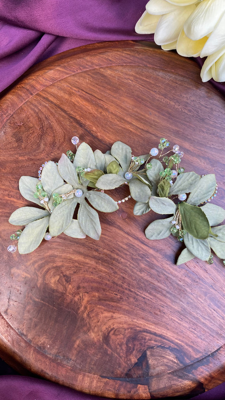 Handcrafted Hair Accessory Flower - Design 101