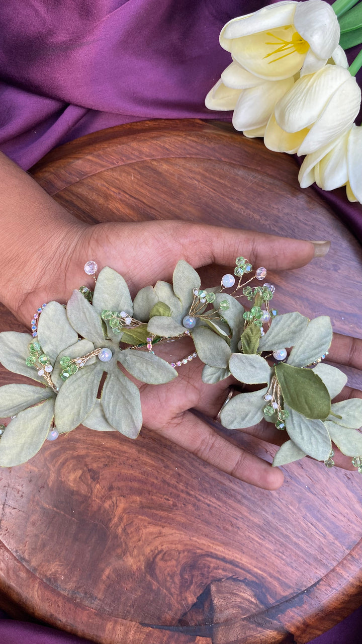 Handcrafted Hair Accessory Flower - Design 101