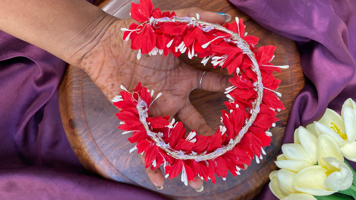 Handcrafted Hair Accessory Flower - Design 116