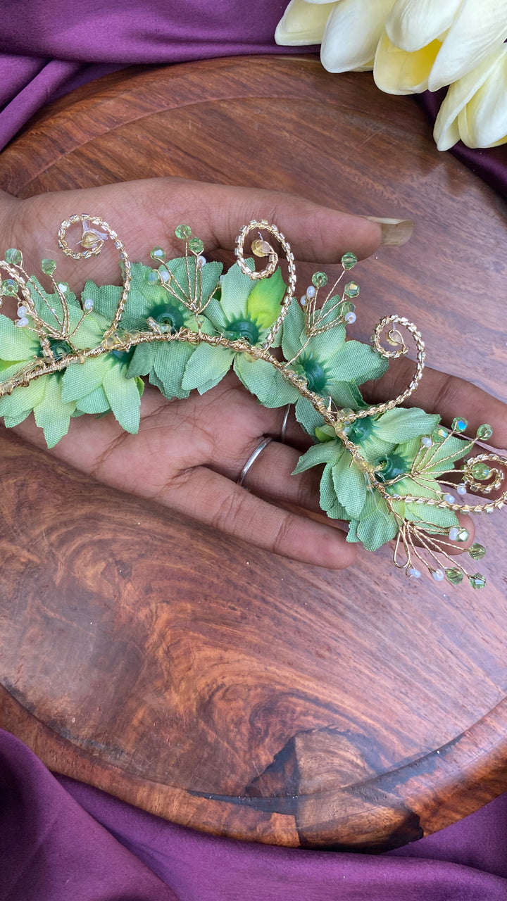 Handcrafted Hair Accessory Flower - Design 124