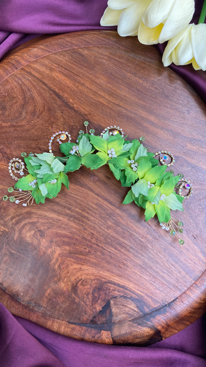 Handcrafted Hair Accessory Flower - Design 124