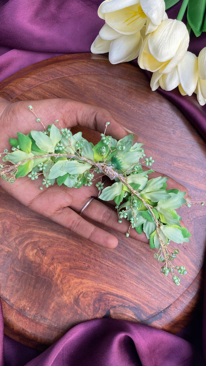 Handcrafted Hair Accessory Flower - Design 128