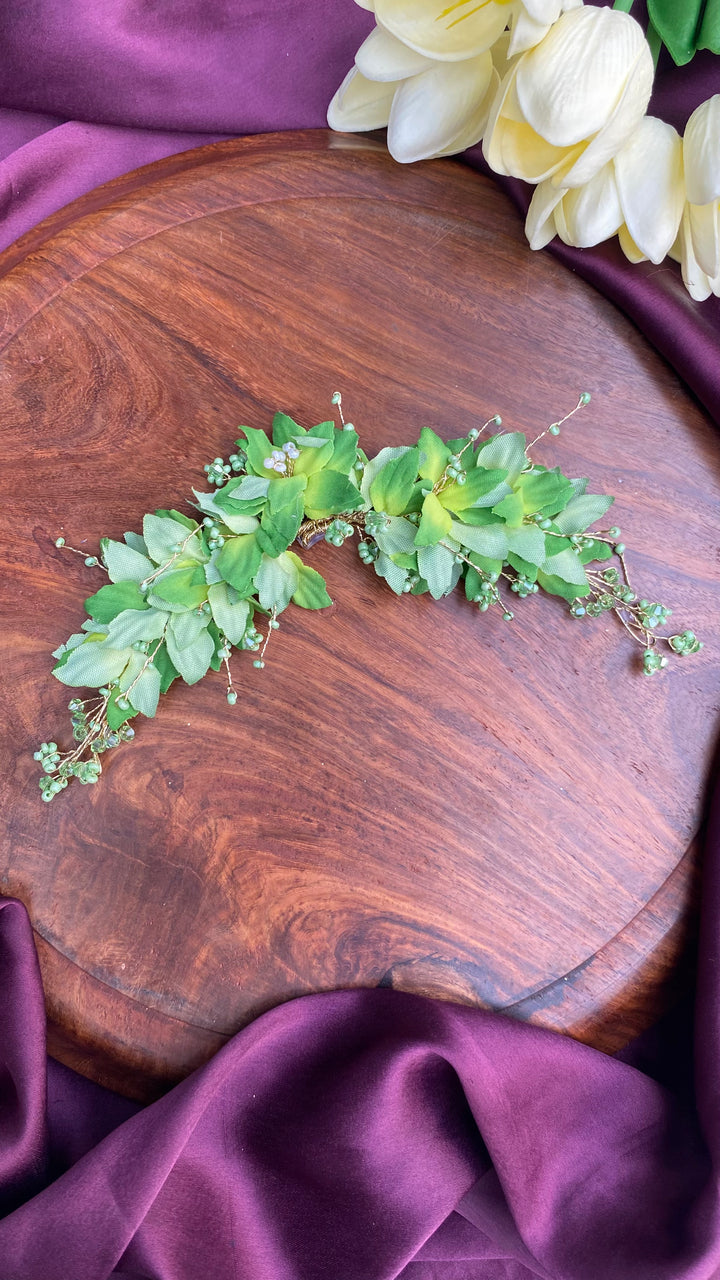 Handcrafted Hair Accessory Flower - Design 128