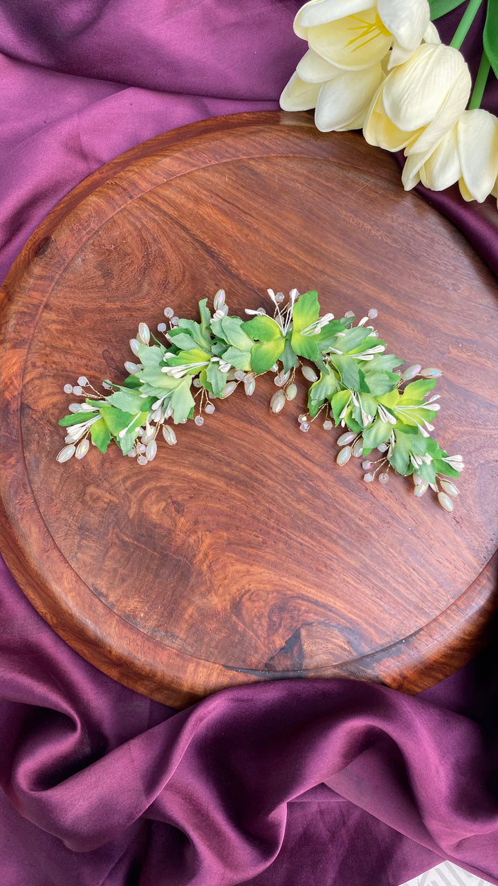 Handcrafted Hair Accessory Flower - Design 136