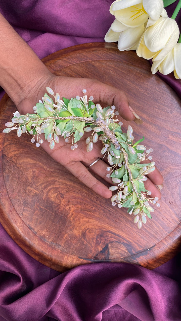 Handcrafted Hair Accessory Flower - Design 136