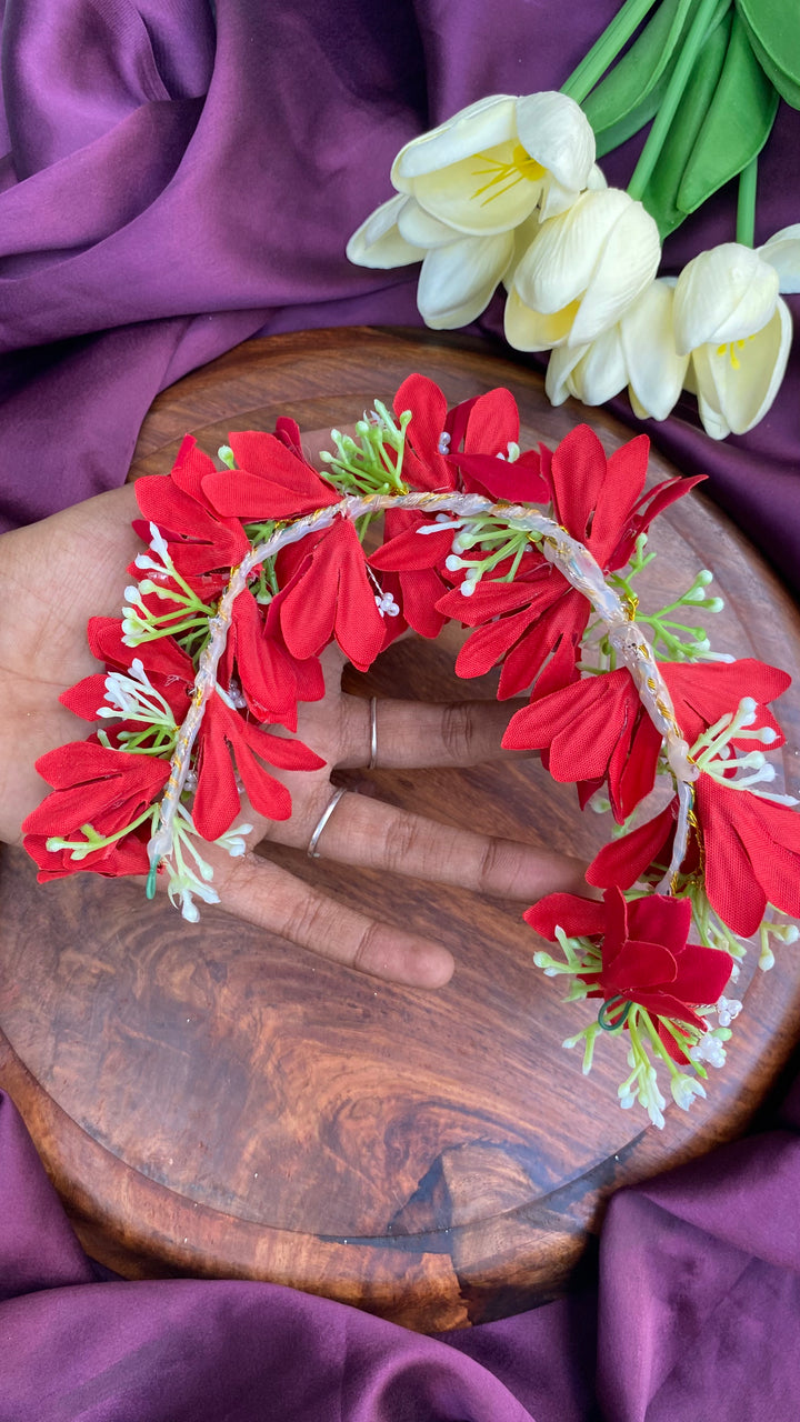 Handcrafted Hair Accessory Flower - Design 147