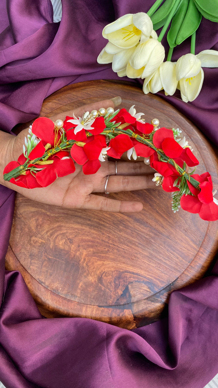 Handcrafted Hair Accessory Flower - Design 148