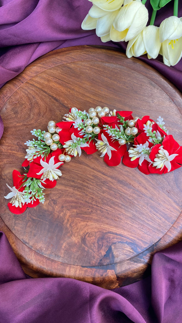 Handcrafted Hair Accessory Flower - Design 148