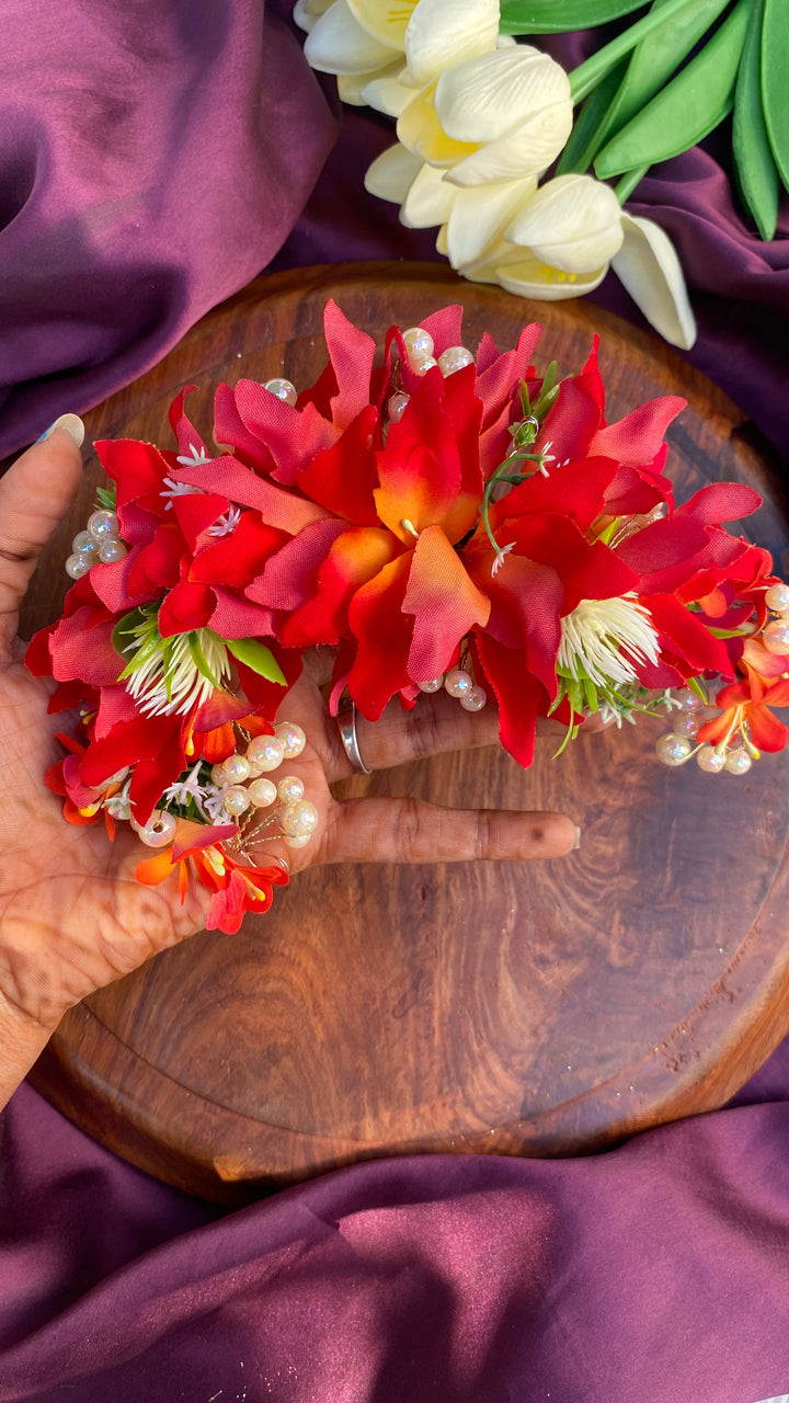 Handcrafted Hair Accessory Flower - Design 149