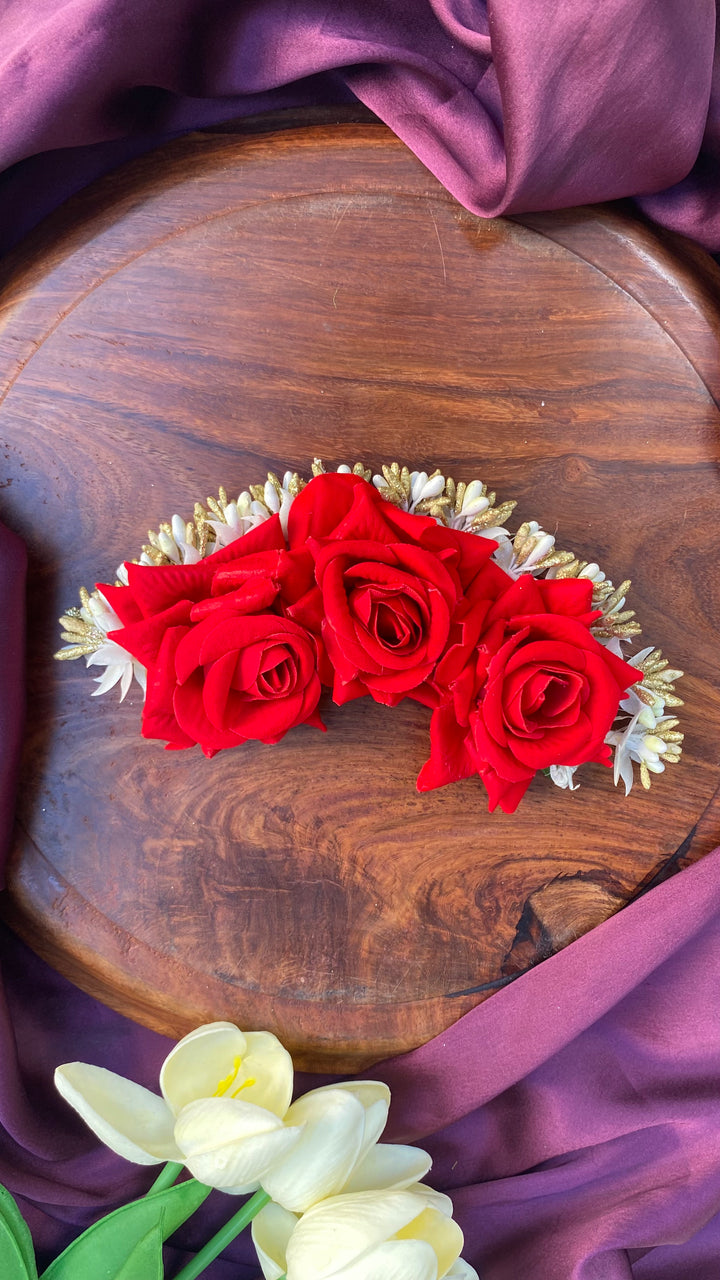 Handcrafted Hair Accessory Flower - Design 152