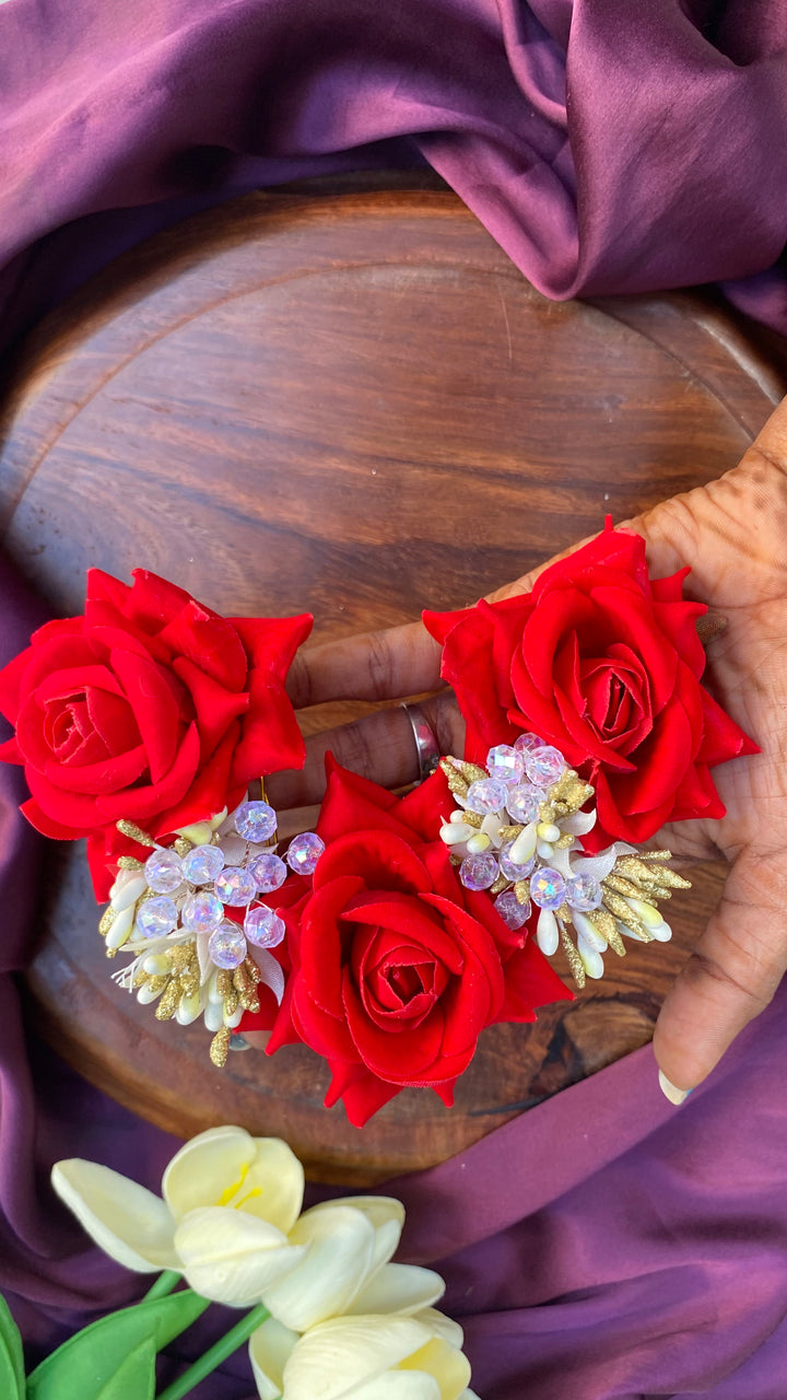 Handcrafted Hair Accessory Flower - Design 153