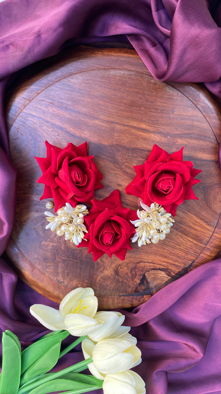 Handcrafted Hair Accessory Flower - Design 154