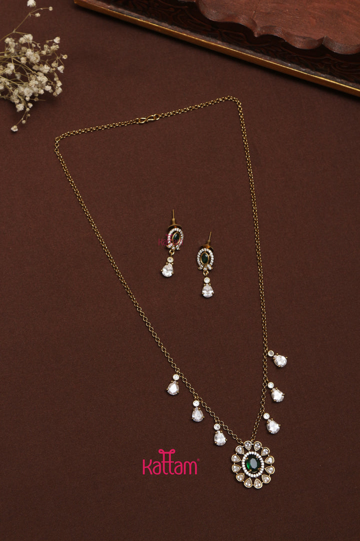 Ahana- Green Charm Chain