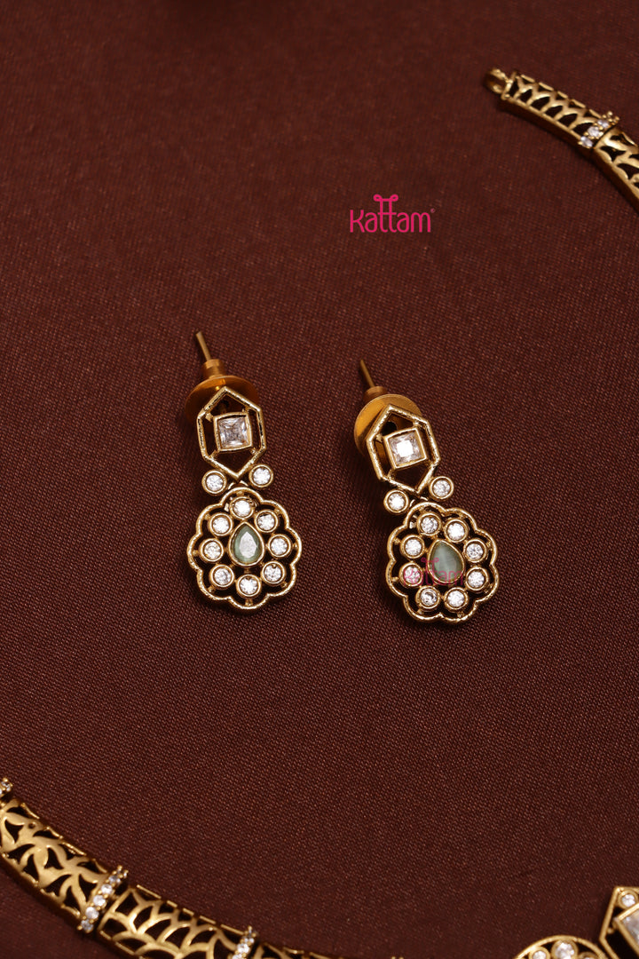 Yamini - Hasli Pastelgreen Choker