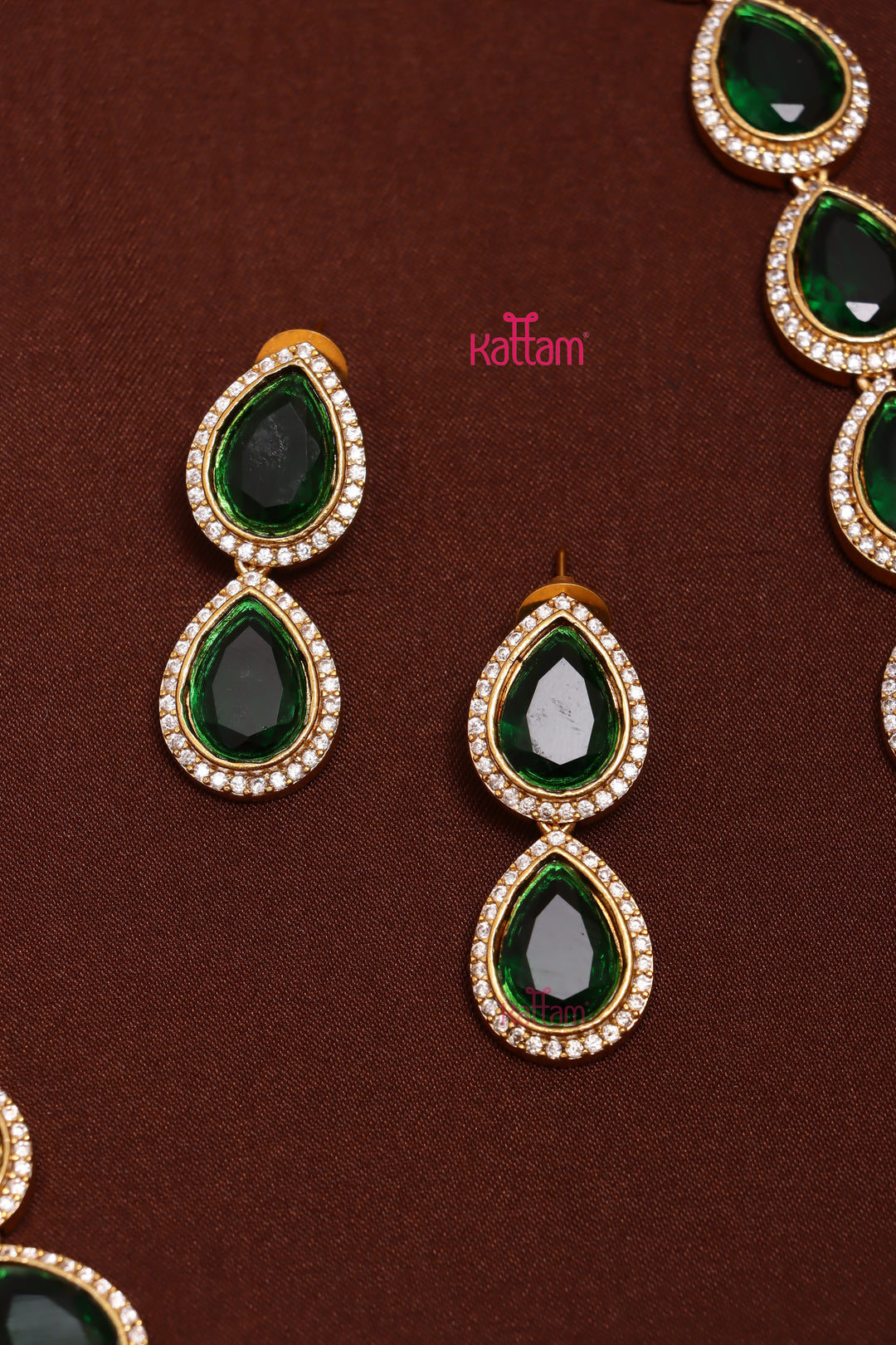 Jyothika - Emerald Stone Haram