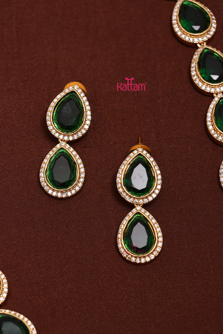 Jyothika - Emerald Stone Haram