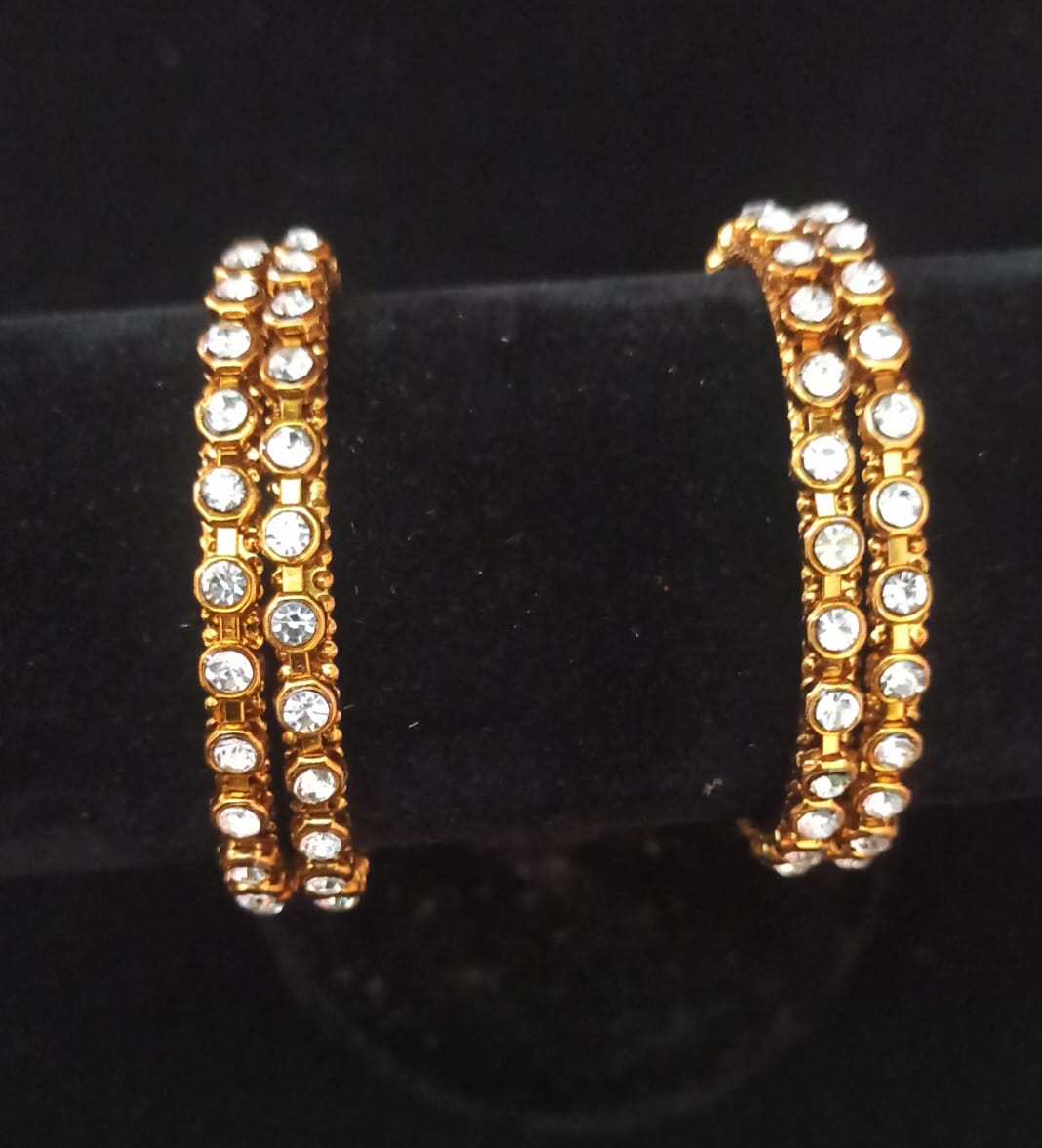 White Stone Designer Bangle