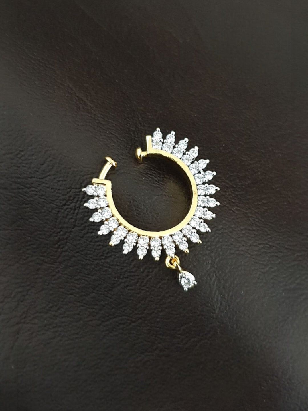 AD Stone Ring Nath - Design 14 - NP051