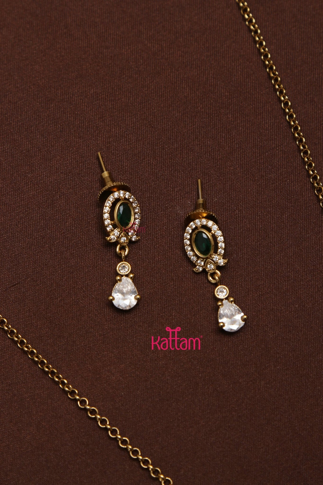 Ahana - Green Charm Chain - N3534