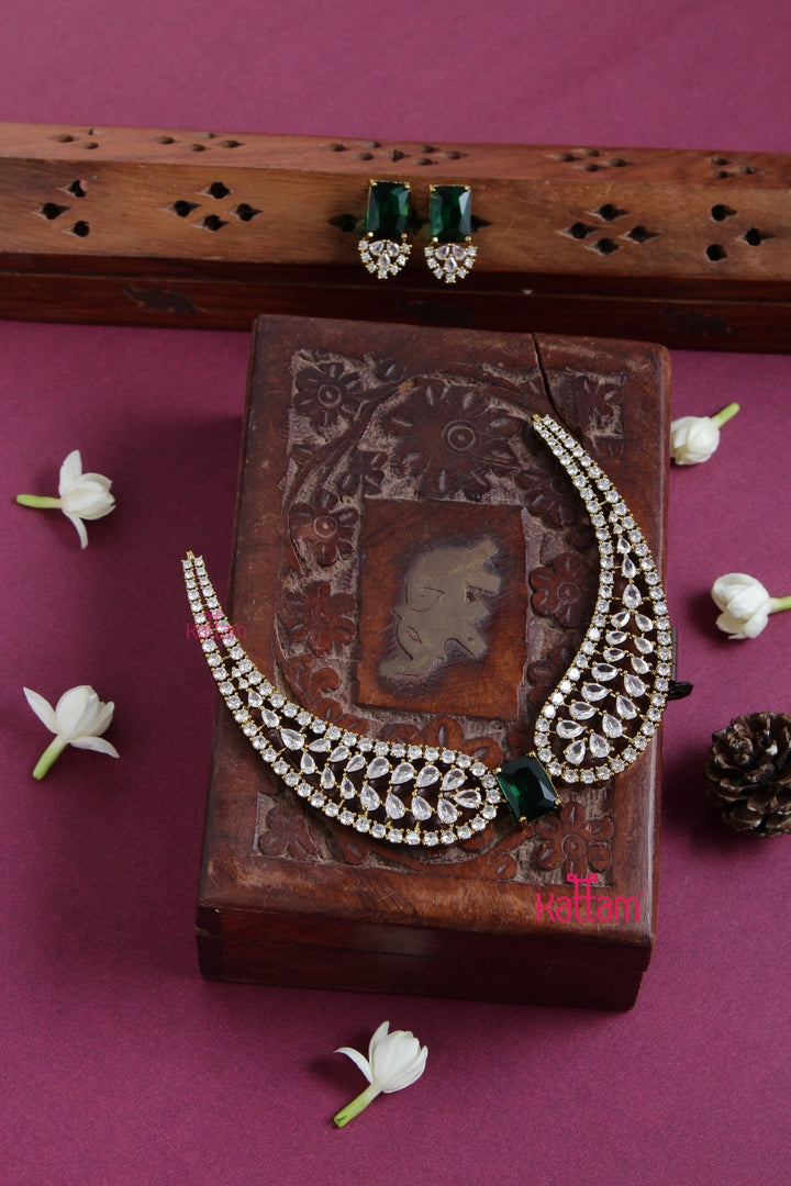 Aisha - AD Green Choker - N5130