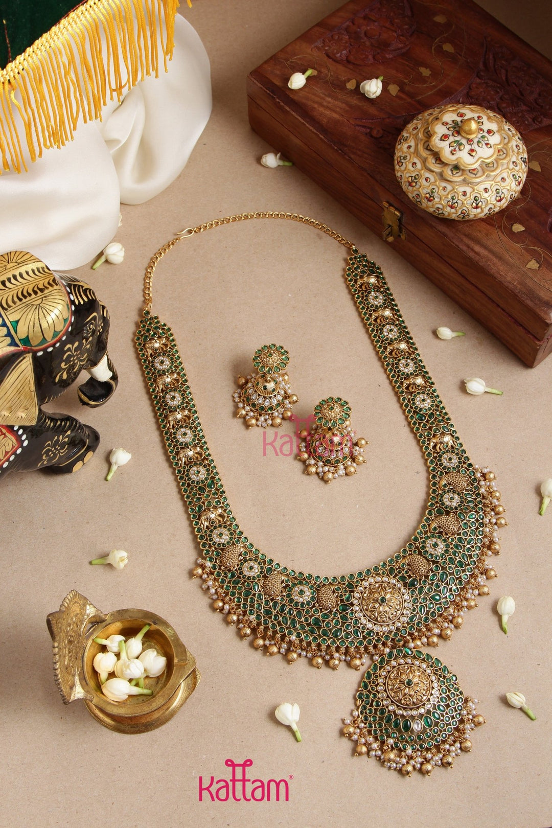 Amizhtha Semi Bridal Haram - Design 2 - N3046