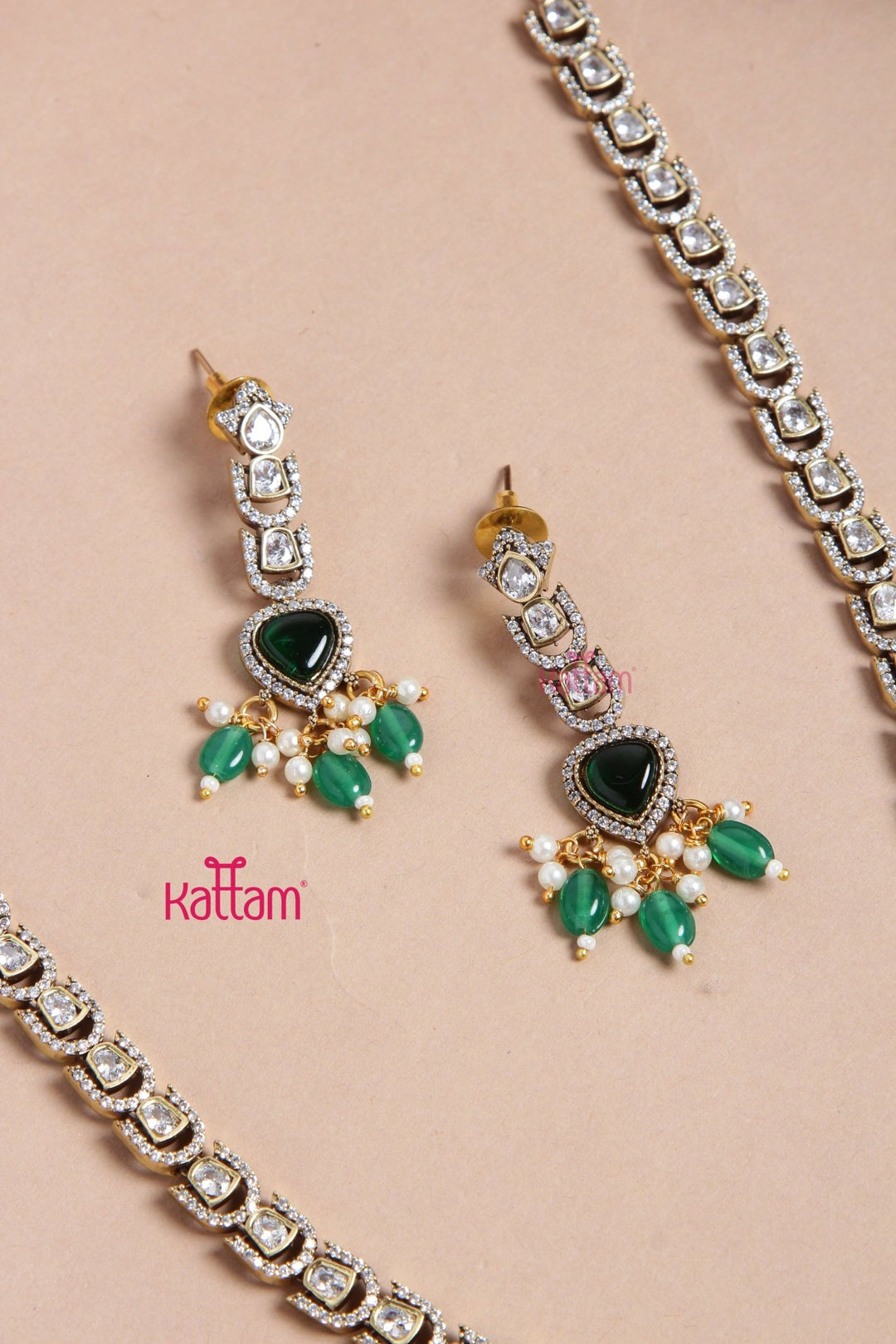 Angelina Victorian Peacock Haram - N6140