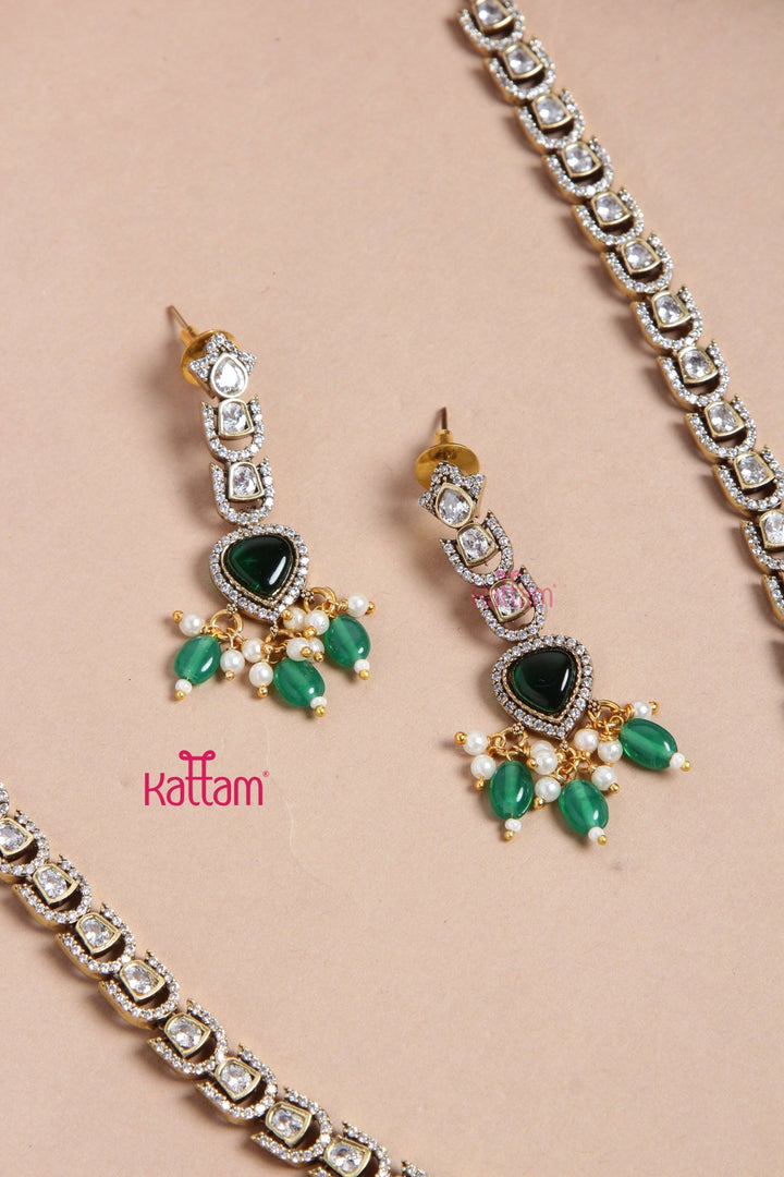 Angelina Victorian Peacock Haram - N6140