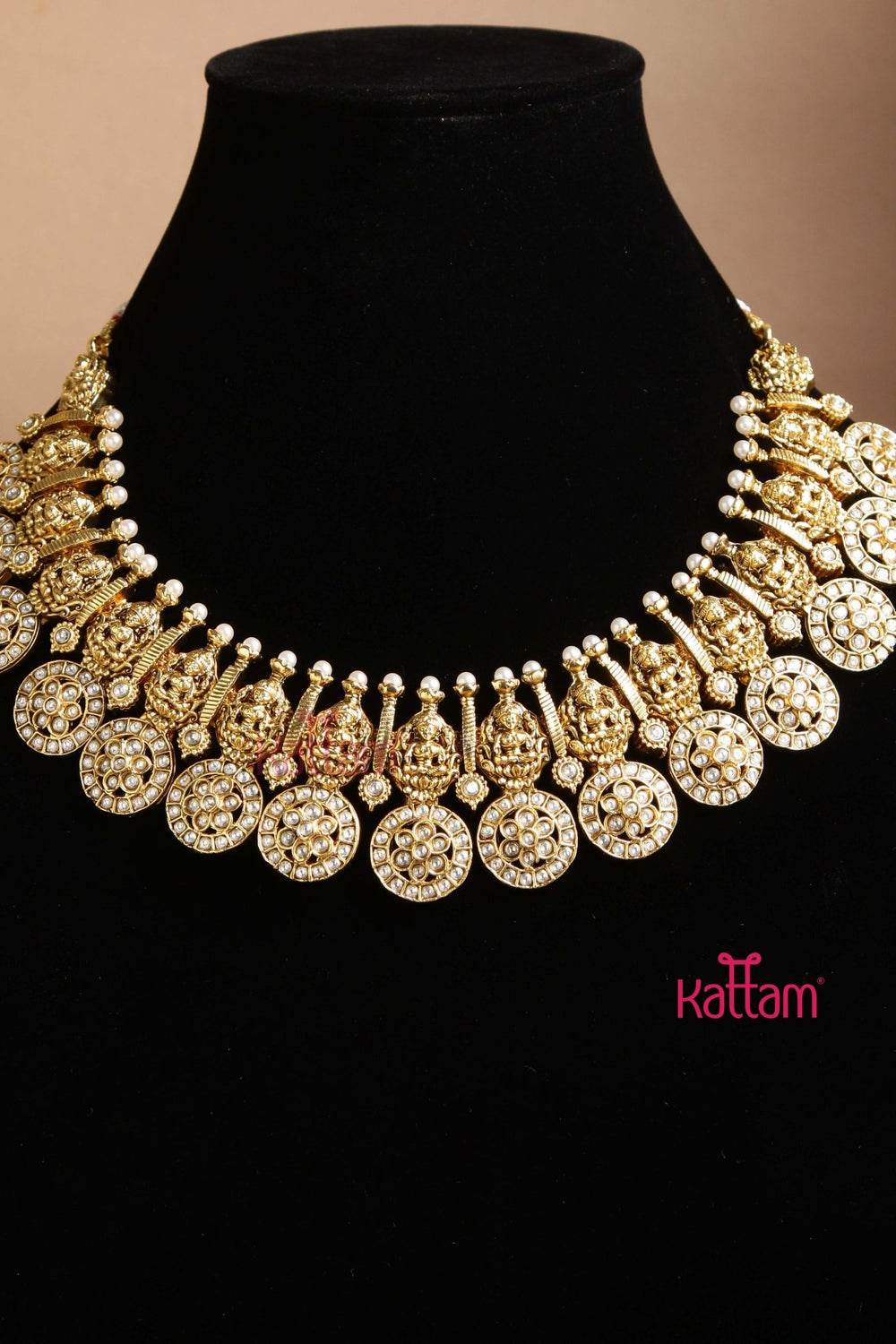Antique Lakshmi Bridal Necklace - N2987