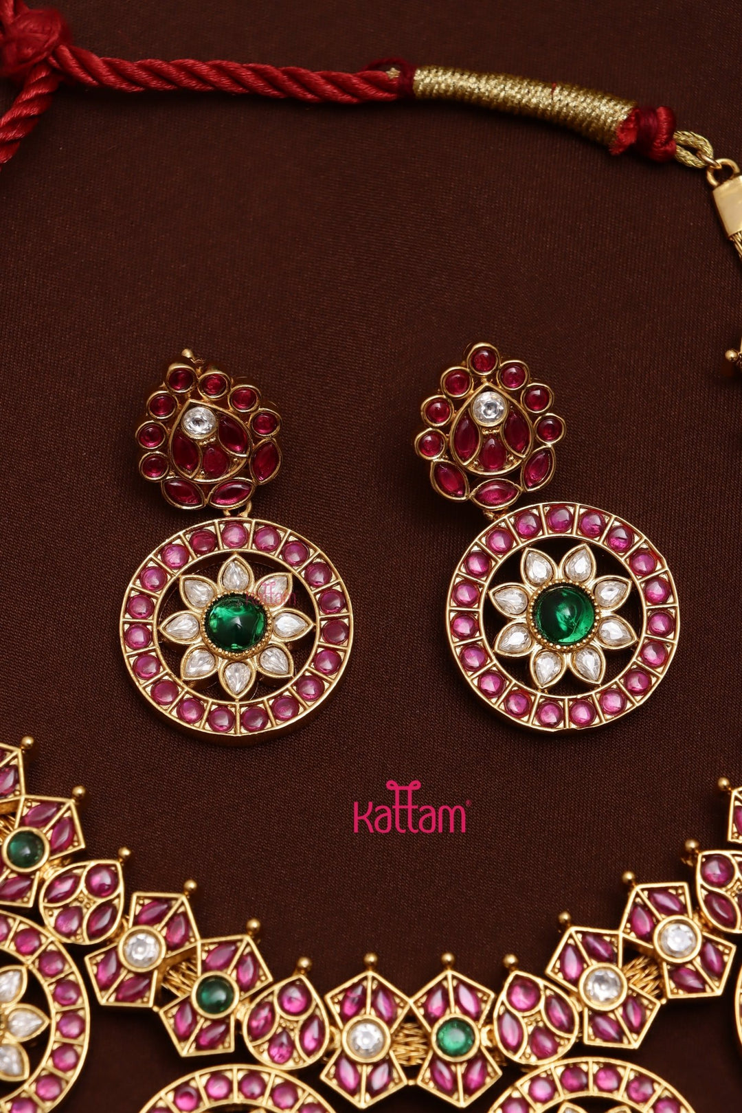 Bold Kemp Bottumala Bridal Choker - N3596