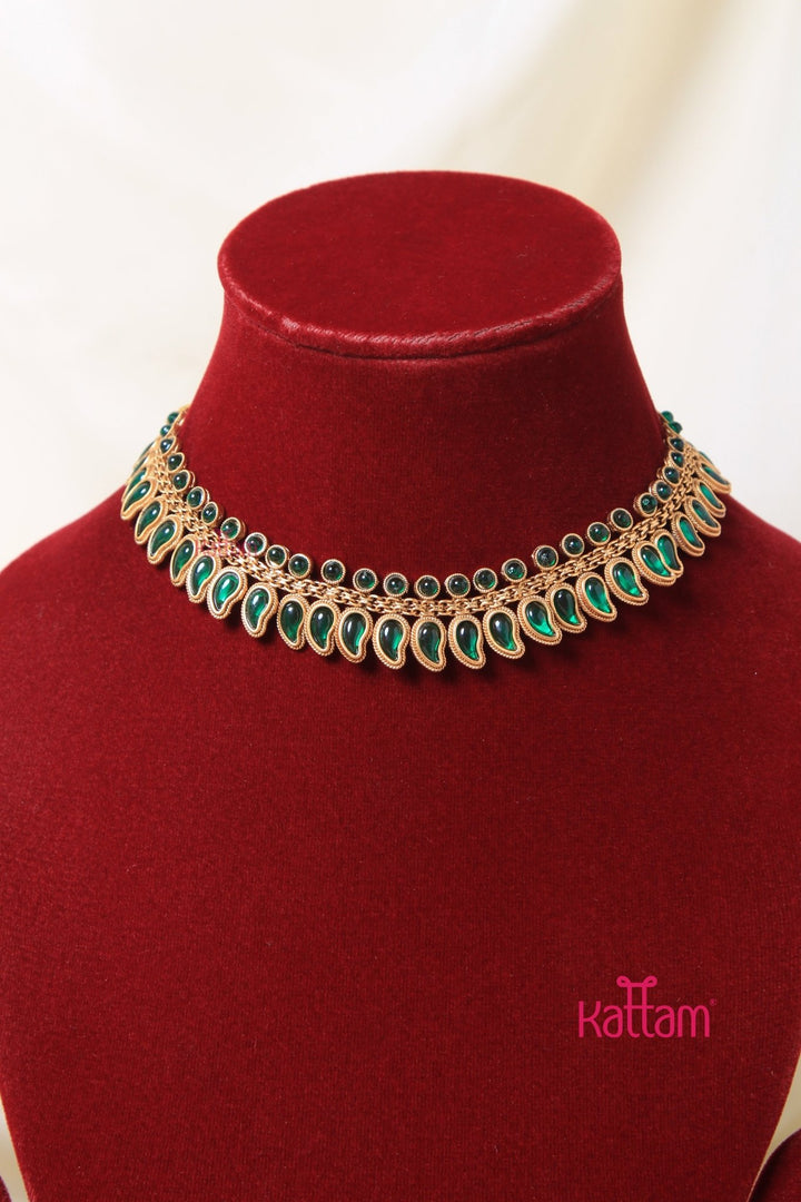 Budgetted Green Manga Choker - N3058