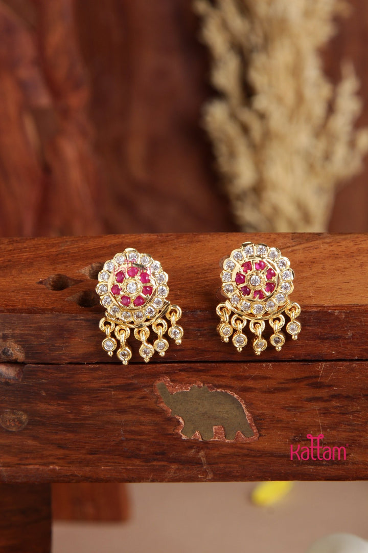 Chandra - Gati Ruby Earring - E941