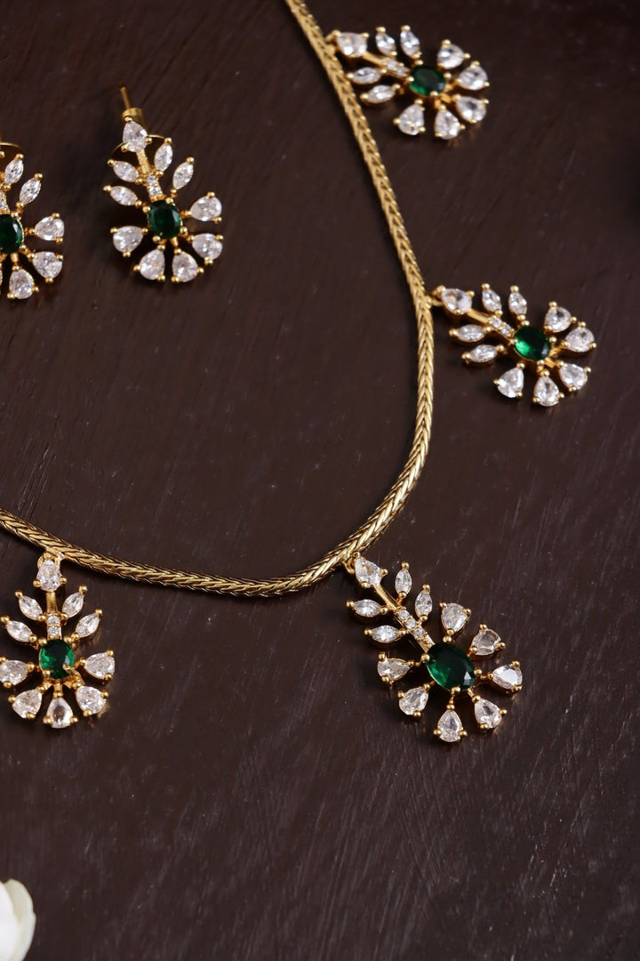 Dega - Green Stone Choker - N3814