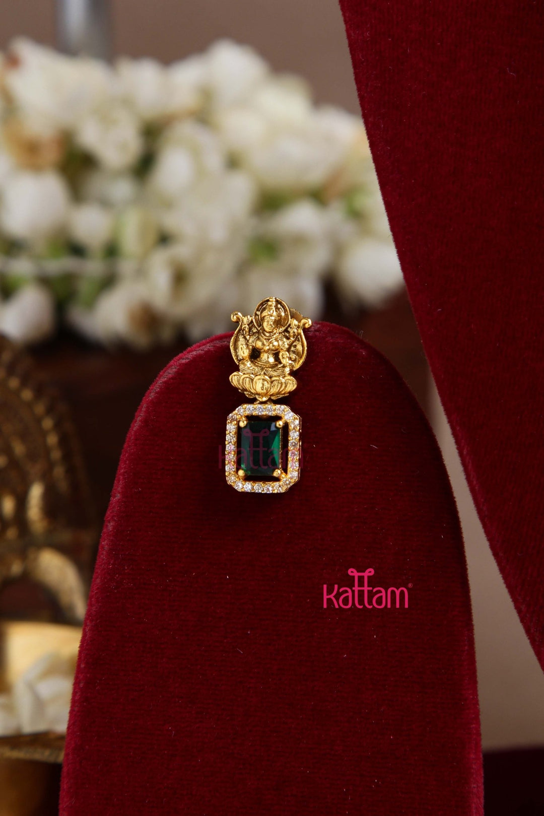 Devika - Goddess Green Necklace ( Detachable) - N3007