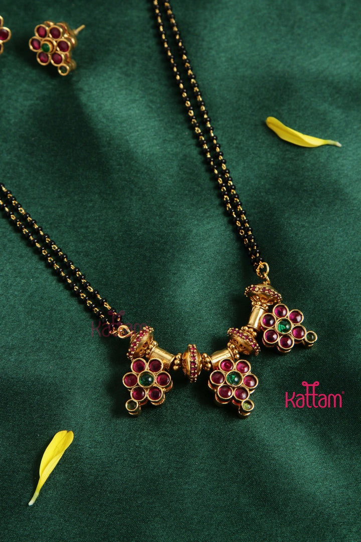 Double Side Dollar Mangalsutra ( Reversible) - N2984
