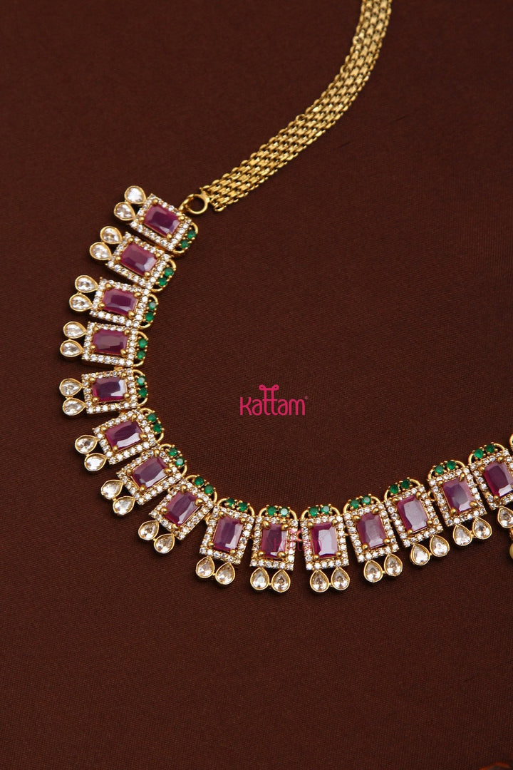 Elegant Grand Stone Hip Chain - Multi - HB182