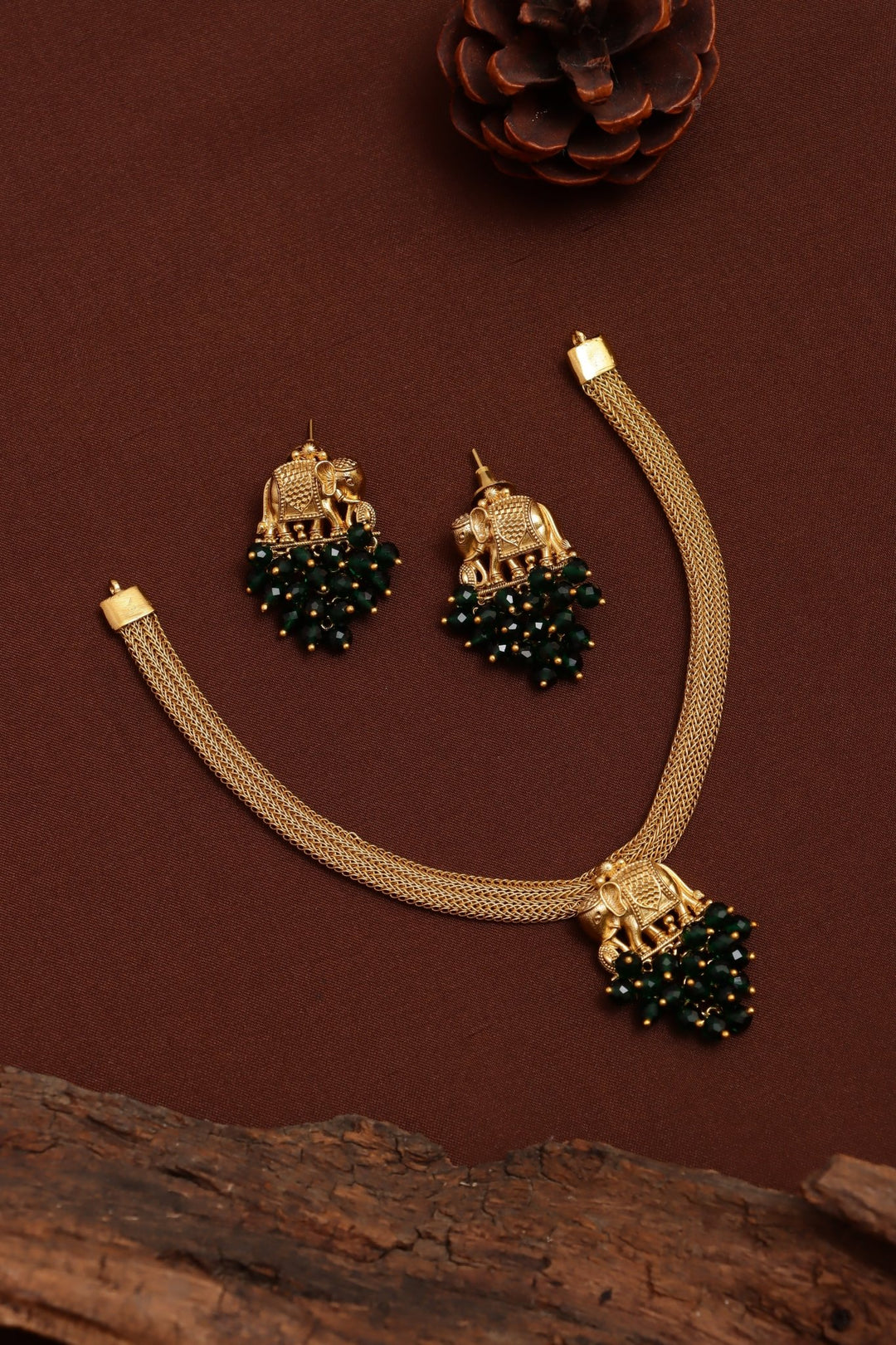 Elephant Attigai - Green - N3717