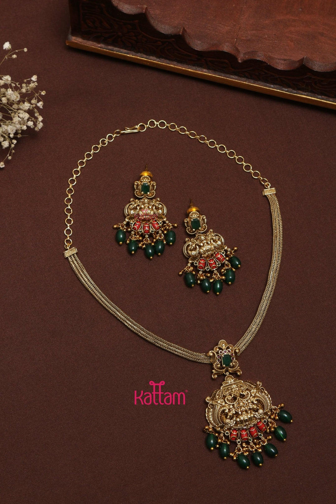 Goddess Attigai - Dark Green - N3543