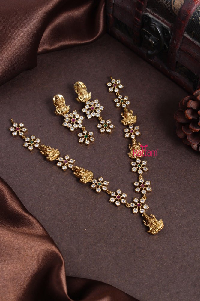 GoddessMulti Floral Necklace - N2158