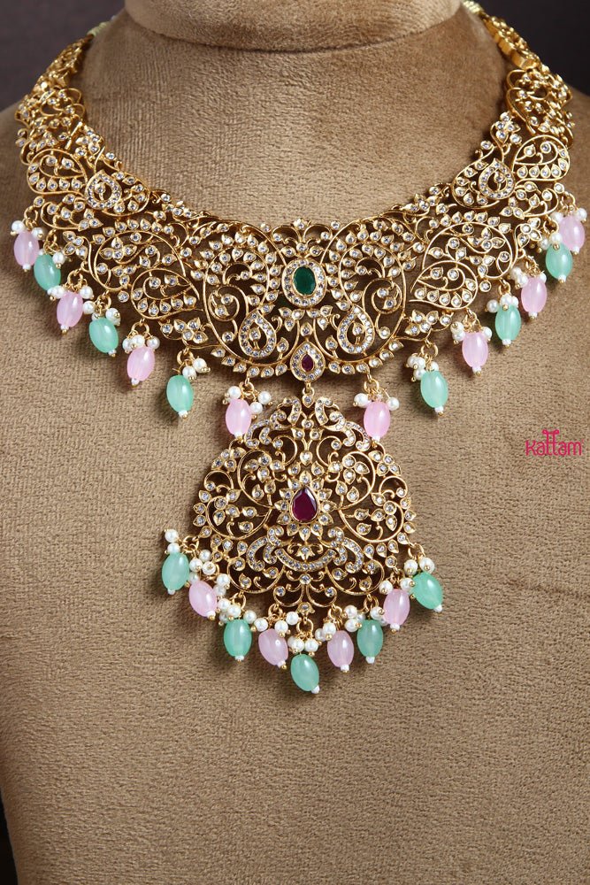 Grand Colour Beads Short Necklace - N1577