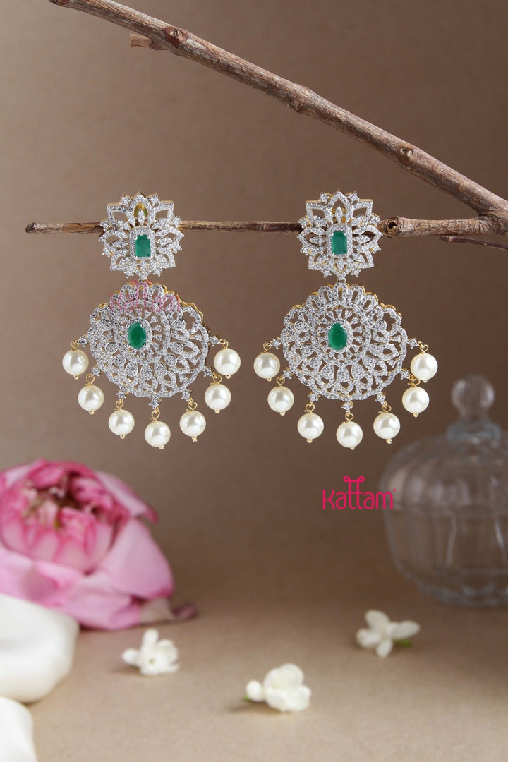 Green Grand AD Stone Earring - E811