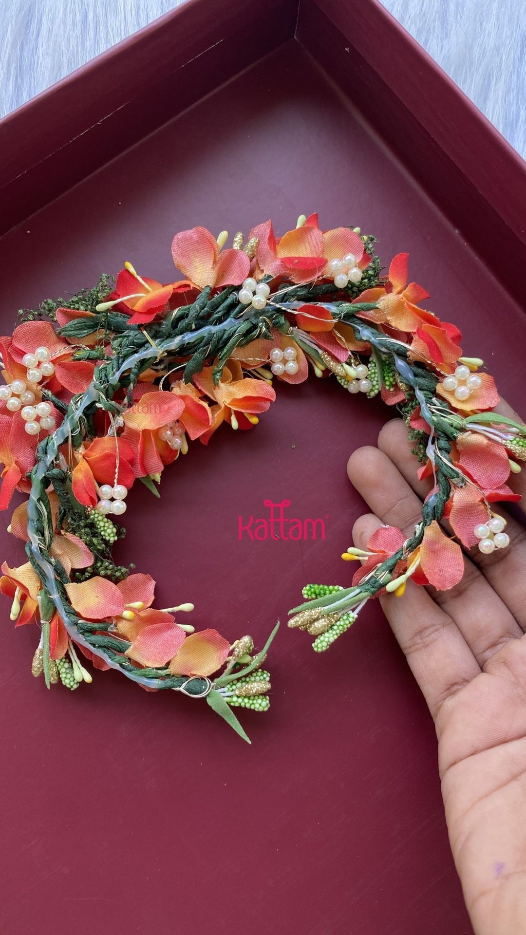 Handcrafted Hair Accessory Flower - Design 76 - HA159