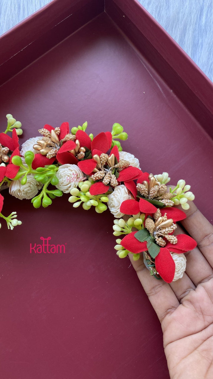 Handcrafted Hair Accessory Flower - Design 80 - HA163