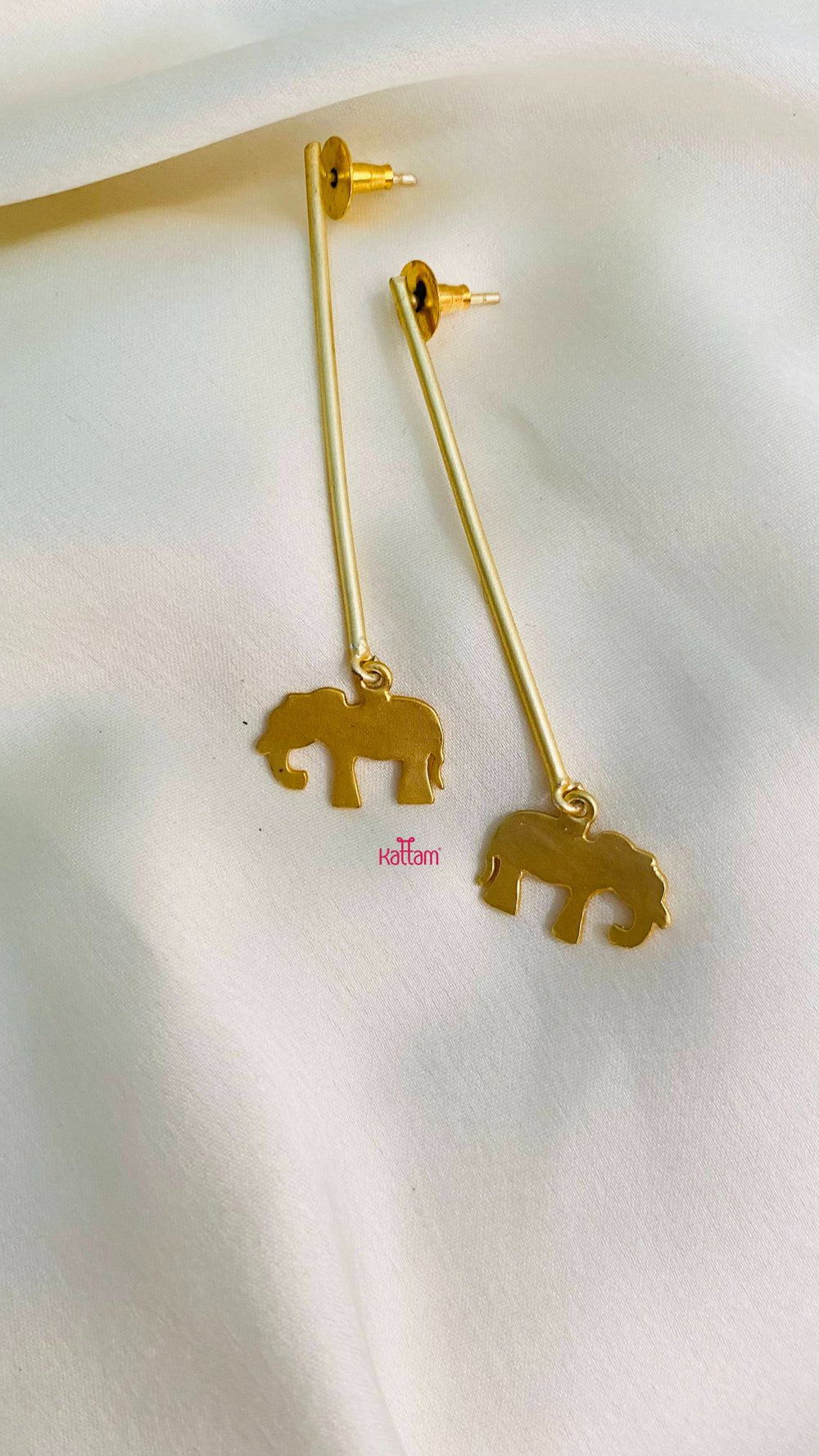 Handmade Elephant Earrings - E016