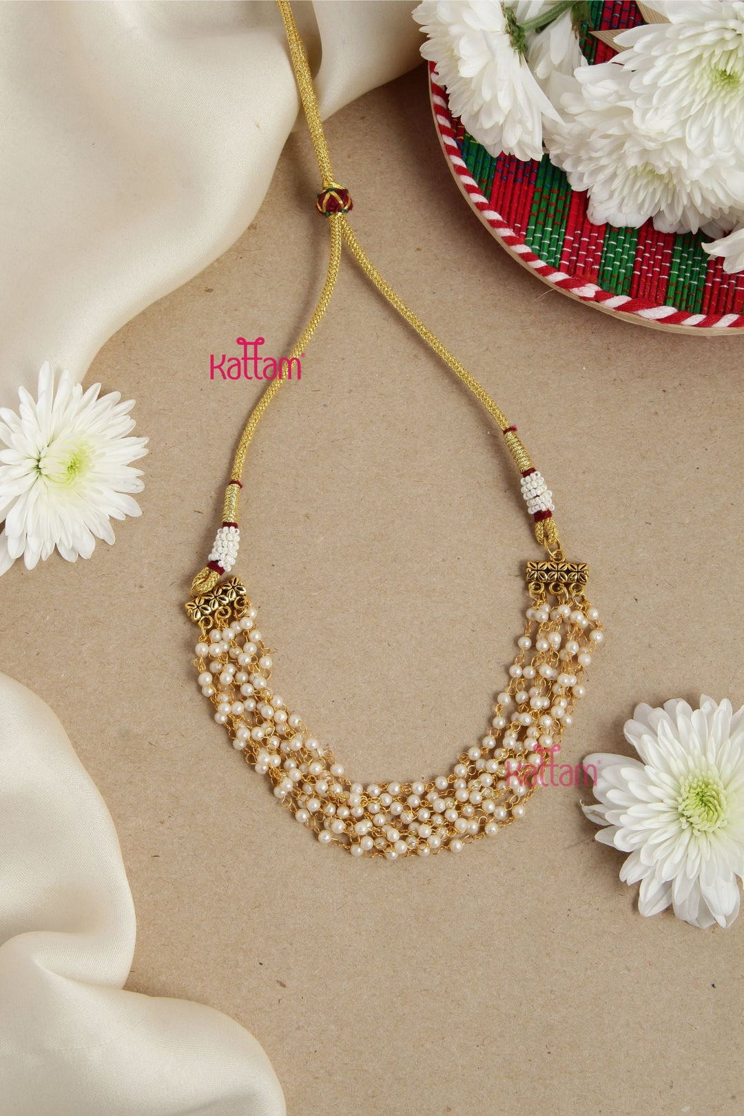 Handmade Pearl Necklace - N2897