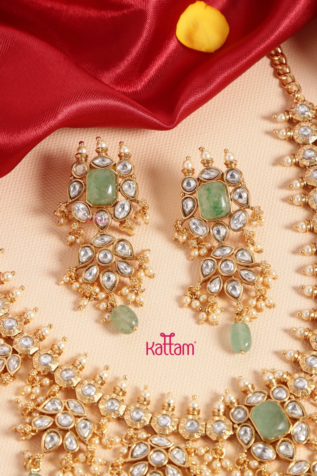 Haritha Stone Choker Set - N3459