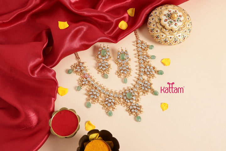 Haritha Stone Choker Set - N3459