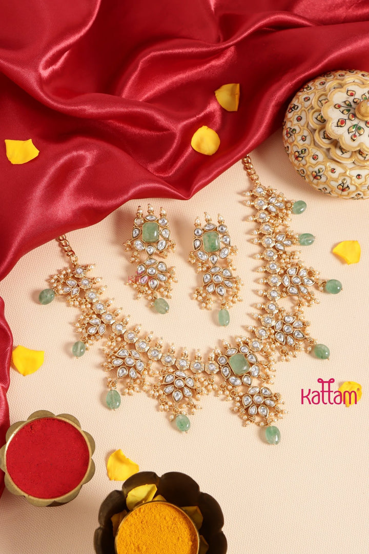 Haritha Stone Choker Set - N3459