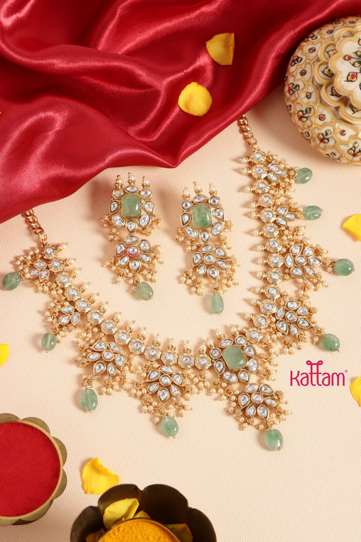 Haritha Stone Choker Set - N3459