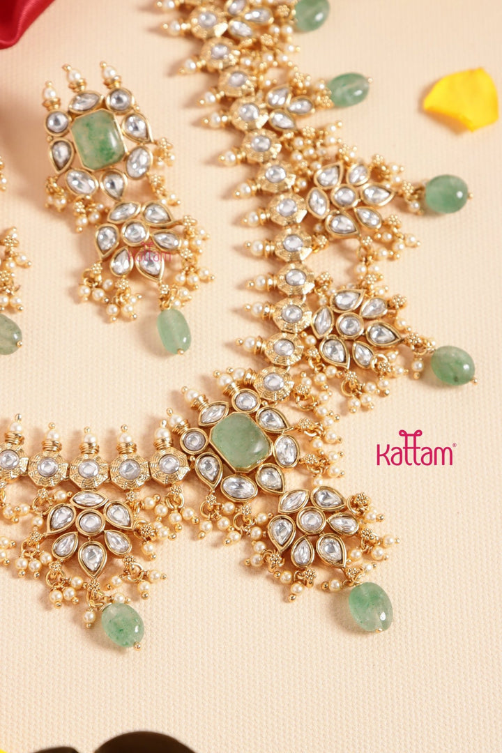 Haritha Stone Choker Set - N3459