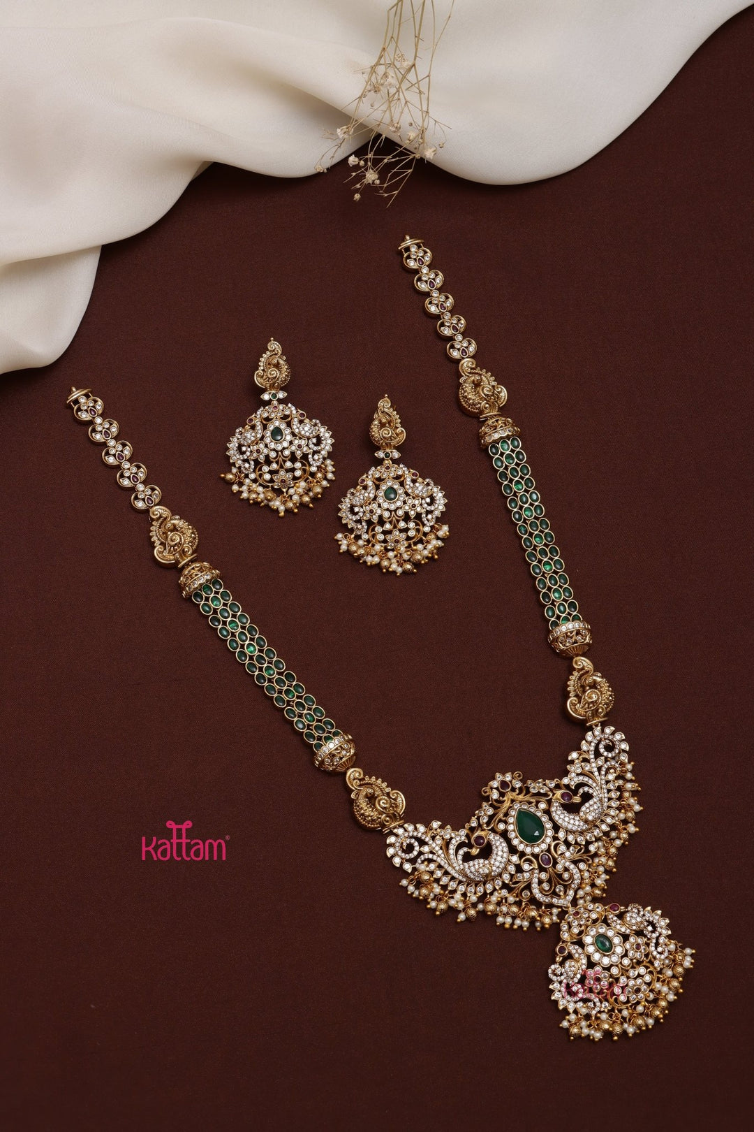 Idhanya - Emerald Peacock Stone Haram - N3661